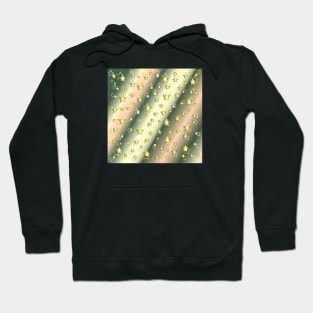 Gold Star Pattern Hoodie